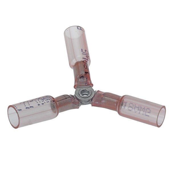 Molex Wire Terminal, 18 AWG, 600 V, NiAc Insulated, Red, Crimp Termination Only 191640011 - main